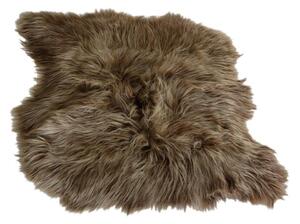 Kožený koberec z ovčí kůže - dlouhý chlup - hnědý - 2K 2 kůže Dlouhý chlup 10-20 cm