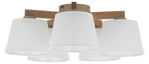 Brilagi - Přisazený lustr LATTE SABIA 5xE27/15W/230V borovice/bílá