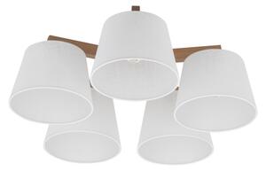 Brilagi - Přisazený lustr LATTE SABIA 5xE27/15W/230V borovice/bílá