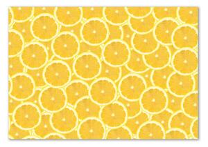 Foto obraz sklo tvrzené Plátky citronu osh-138709638