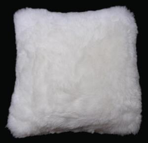 Polštářek z ovčí kůže - střižený chlup, oboustranný 50x50, bílý Střižený chlup 5 cm 50 x 50 cm
