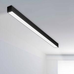 The Light Group SLC LED osvětlení lišta CLICK, černá, 112 cm, DALI, IP20, stmívatelný, Černá, Obývací pokoj / jídelna, Hliník, Moderní