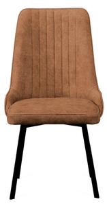 DOLMAR SEDAČKY Jídelní židle - KR-6, různé tkaniny a barvy na výběr Čalounění: žlutá (Uttario Velvet 2958)
