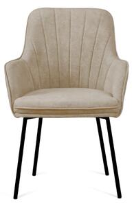 DOLMAR SEDAČKY Jídelní židle - KR-8, různé tkaniny a barvy na výběr Čalounění: žlutá (Uttario Velvet 2959)