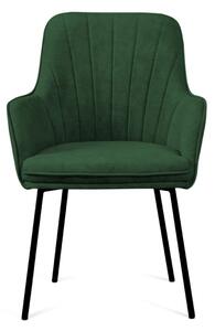 DOLMAR SEDAČKY Jídelní židle - KR-8, různé tkaniny a barvy na výběr Čalounění: tmavě hnědá (Uttario Velvet 2961)