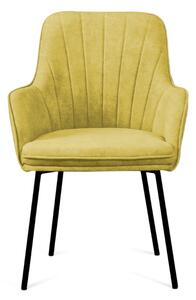 DOLMAR SEDAČKY Jídelní židle - KR-8, různé tkaniny a barvy na výběr Čalounění: pudrová (Uttario Velvet 2955)