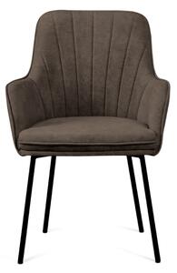 DOLMAR SEDAČKY Jídelní židle - KR-8, různé tkaniny a barvy na výběr Čalounění: cihlová (Uttario Velvet 2964)