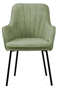 DOLMAR SEDAČKY Jídelní židle - KR-8, různé tkaniny a barvy na výběr Čalounění: světle béžová (Uttario Velvet 2979)