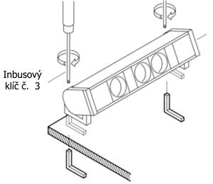 IBConnect Montážní úhelníky pro zásuvku SUPRA Pro tloušťku desky: 5-30 mm