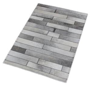 Kožený koberec, předložka Grey S