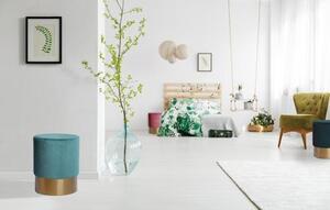 TABURET, dřevo, textil, kompozitní dřevo, 35/42 cm - Taburety, Online Only