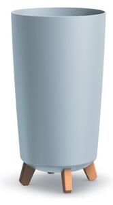 PROSPERPLAST Květináč - GRACIA TUBUS SLIM Průměr: 19,5 cm, Barva: bílá
