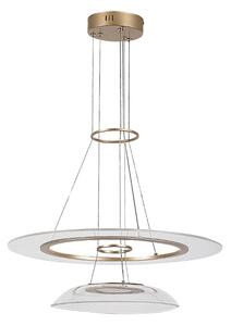 RABALUX 72412 Zofrael závěsné svítidlo D550mm LED 36W/4650/2400lm 3000K zlatá, průhledná
