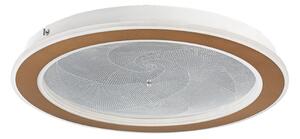 RABALUX 71281 Efrael stropní svítidlo D400mm LED 24W/2600/1700lm 3000-6500K zlatá, průhledná, stmívatelné, dálkový ovladač