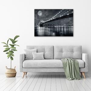 Moderní skleněný obraz z fotografie Brooklynský most osh-15676398