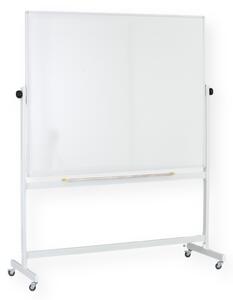 Mobilní otočná magnetická tabule, lakovaný povrch, 1500 x 1200 mm