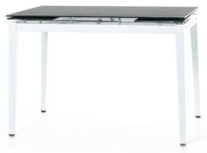 Jídelní rozkládací stůl ONYX - grafit/bílá