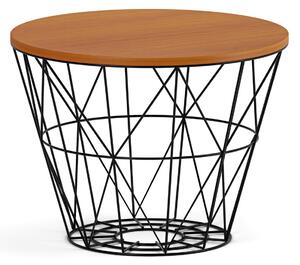 Kulatý konferenční stolek STILO, průměr 600 mm, třešeň