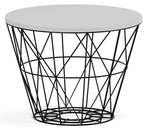 Kulatý konferenční stolek STILO, průměr 600 mm, šedá
