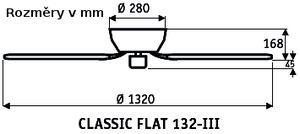 CasaFan 5103051 Classic FLAT, stropní ventilátor