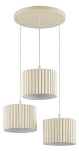 Brilliant - Lustr na lanku VELIN 3xE27/20W/230V pr. 61 cm krémová