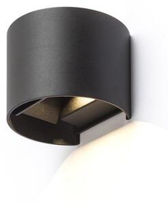 RED R13737 AKCE - TITO R DIMM nástěnná černá 230V LED 2x3W IP65 3000K - RED - DESIGN RENDL