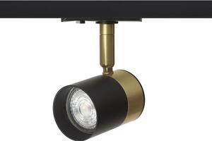 LALA pro jednookr. lištu černá mosaz 230V GU10 50W - RED - DESIGN RENDL