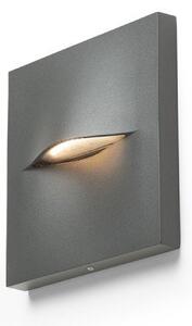 RED R13935 AKCE - BOBO SQ nástěnná antracitová 230V LED 3W IP65 3000K - RED - DESIGN RENDL