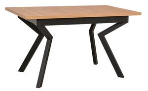 Rozkládací jídelní stůl IKON 4 - dub artisan/černé nohy