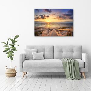 Foto obraz skleněný horizontální Stezka na pláž osh-165069331