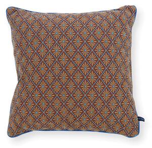 Pip Studio dekorační polštář Giyani Embroidery 50 x 50 cm - modro-hnědý