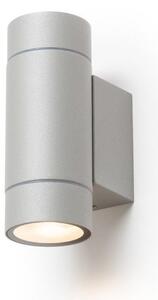 RED R13797 MIZZI NEW II nástěnná stříbrnošedá 230V GU10 35W IP65 - RED - DESIGN RENDL