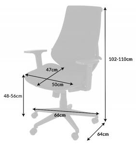 Kancelářská židle Alien 102-110cm černá