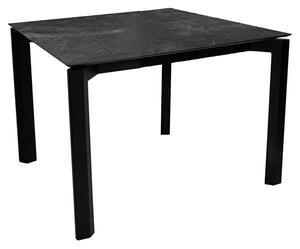 Stern Jídelní stůl Penta, Stern, čtvercový 80x80x73 cm, rám hliník barva dle vzorníku, deska teak