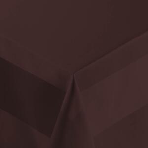 Ubrus Veba ARGON s kantou tmavá hnědá Velikost: 140x140 cm