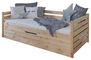 POSTEL S ÚLOŽNÝM PROSTOREM, 90/200 cm, přírodní barvy MID.YOU - Online Only dětské postele, Online Only
