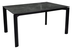 Stern Jídelní stůl Penta, Stern, obdélníkový 130x80x73 cm, rám hliník barva dle vzorníku, deska teak