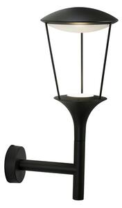 Ethimo Nástěnná LED lampa Pharos, Ethimo, výška 50 cm, rám lakovaný hliník barva Dark Grey, včetně žárovky
