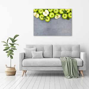 Foto obraz na plátně Zelená jablka oc-177833879