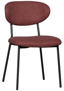 Hoorns Červená čalouněná jídelní židle Kiel