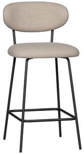 Hoorns Béžová čalouněná barová židle Kiel 66 cm