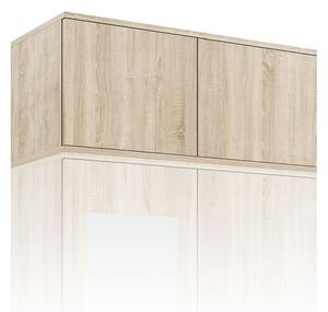 Nadstavba šatní skříně , 90 cm Dekor dřeva: Sonoma - eTapik