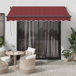 Stahovací markýza Vínová 350 x 250 cm Polyester 3310185