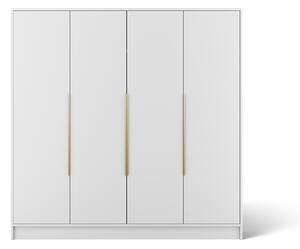 ADRK Šatní skříň Palladio WG 200, bílá/madlo zlaté