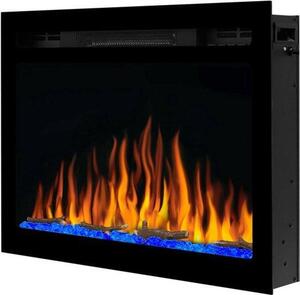 Elektrické topení na zeď – výkon 900/1800 wattů – šířka 54,2 cm – tvrzené sklo a nerezová ocel – vhodné do obývacího pokoje