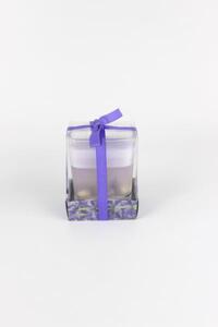 Fialové levandulové gelové svíčky 10,5 cm