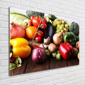 Foto obraz skleněný horizontální Zelenina a ovoce osh-188430189