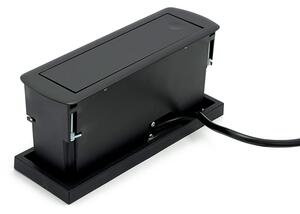 Elektro zásuvka CIZO 2x 230V 2x USB černá