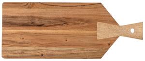 Hnědé dřevěné servírovací prkénko Bloomingville Hermina 20 x 49 cm