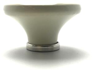 Porcelánová knopka Bosa porcelán krémový